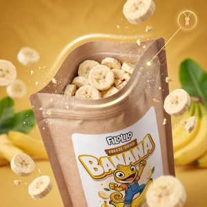 FiloLilo – Frysetørrede bananer (skiver) 100 g