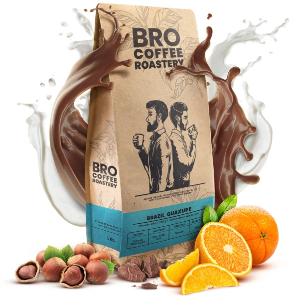 Sæt Bro Coffee Roastery Brazil Guaxupe + Brazil Samba 2x1kg (2kg)