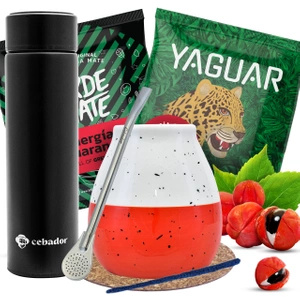 Yerba Mate startsæt Termokande Kalabas 2x50g