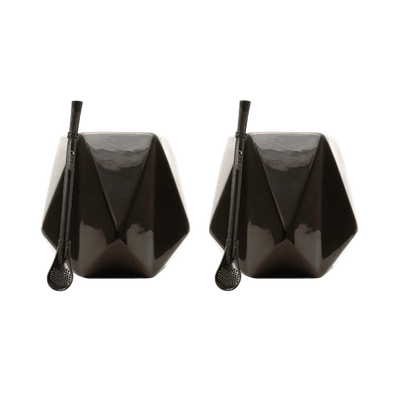 Yerba Mate sæt med tilbehør: 2x Kalabas + 2x Bombilla