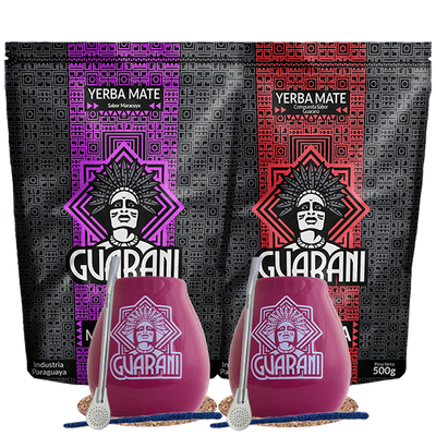 Yerba Mate-sæt Guarani Maracuya 500g + Guarani Energia 500g