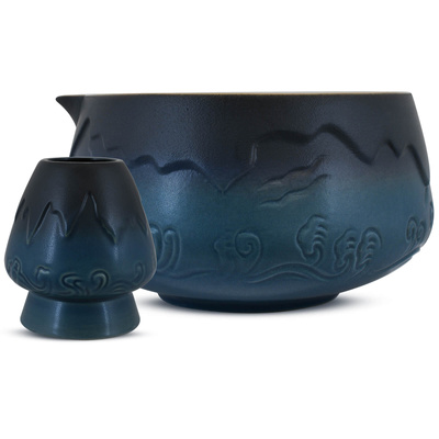 Sæt med tilbehør til brygning af matcha-te