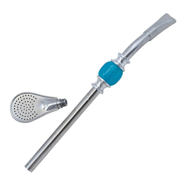 Bombilla Grande med blå sten