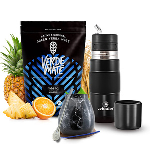 Yerba Mate Sæt Verde Mate Mas IQ 500g 0,5kg Yerbomos + Kalabas + Bombilla