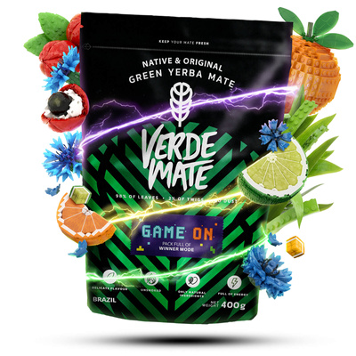 Verde Mate Green Game On 0,4 kg – yerba mate til gamere med smag af energidrik