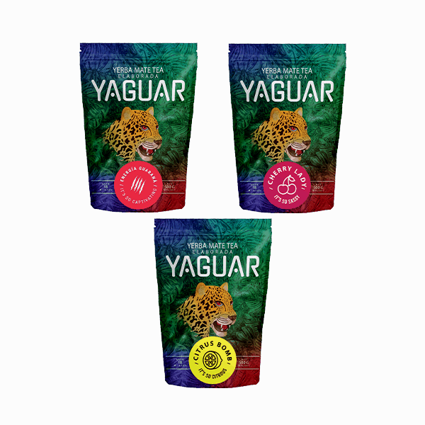Trio yerba mate Yaguar startsæt til begyndere