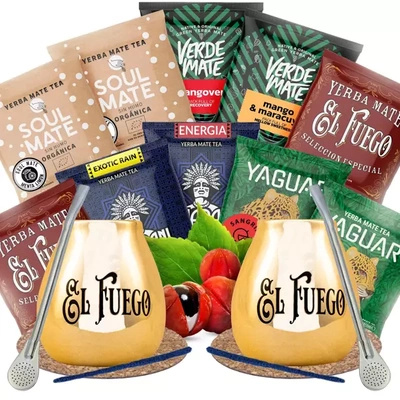 Yerba Mate startsæt til to 10x50g 500g