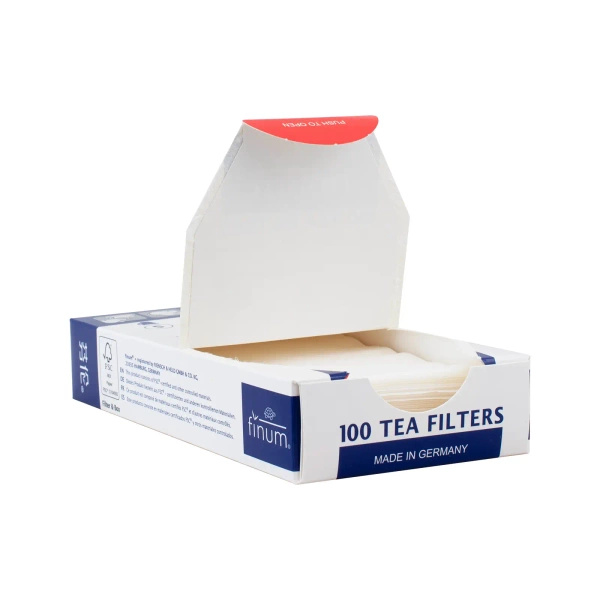 Tefiltre af papir - størrelse S (100 stk.)