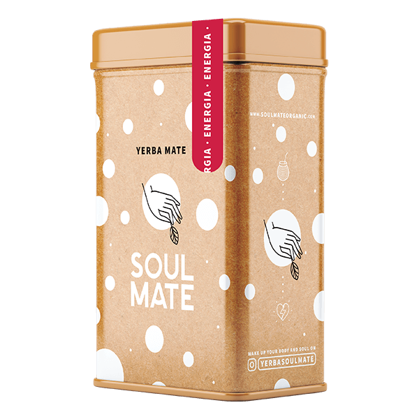 Yerbera – Metaldåse + Soul Mate Orgánica Energia 0,5 kg