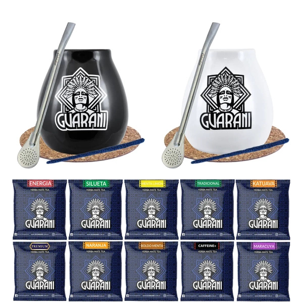 Yerba mate-sæt 10 x 50g