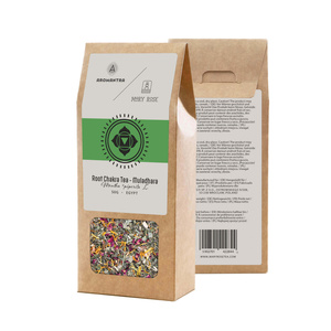 Sæt til rodchakraet (Muladhara): chakra-te + magisk sten