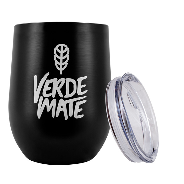 Yerba Mate-Sæt: Termisk Mate-Kop TermoLid + 2x Bombilla