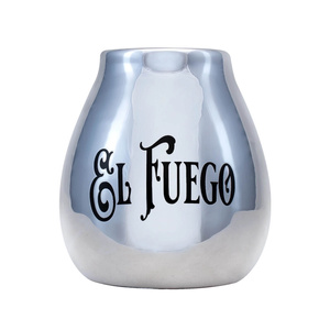 Yerba Mate-sæt: El Fuego Elaborada 1kg + Kalabas + Bombilla