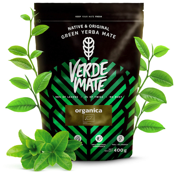 Yerba Mate Sæt Verde Mate 400g 0,4kg Kalabas + Bombilla