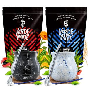 Yerba Mate-sæt til to Bombilla Matero 1000g
