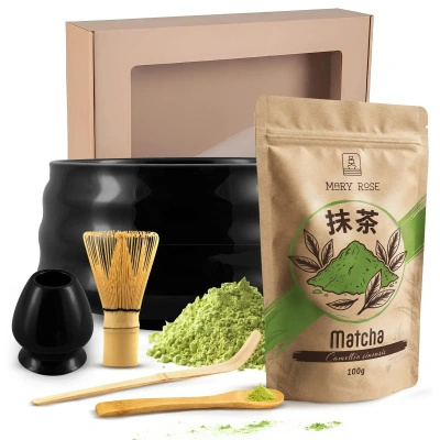Gavesæt til brygning af matcha-te