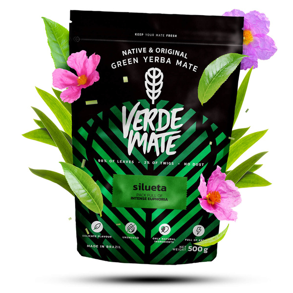 Yerba Verde Mate Grøn SILUETA 1kg despalada FIT
