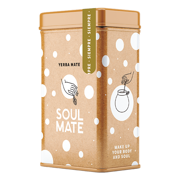 Yerbera – Metaldåse + Soul Mate Orgánica Siempre 0,5 kg