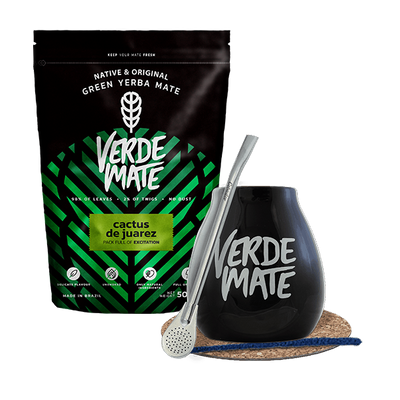 Sæt Yerba Verde Mate Kaktus 0,5kg