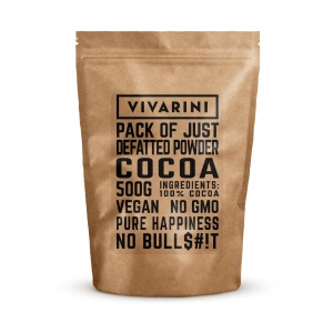 Vivarini – Alkaliseret kakao mørk (pulver) 0,5 kg