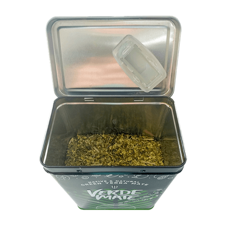 Yerbera - dåse + Verde Mate Grøn Rosa 0,5 kg 