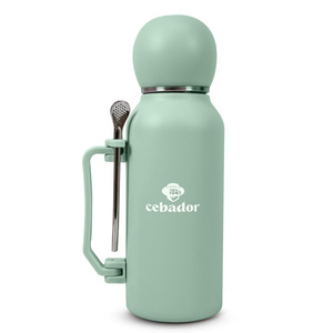 YerbaGo – Termokande med kalabas og bombilla 1,3 L – pistacie