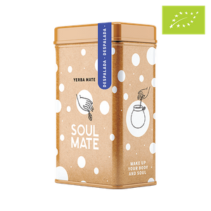 Yerbera – Metaldåse + Soul Mate Orgánica Despalada 0,5 kg