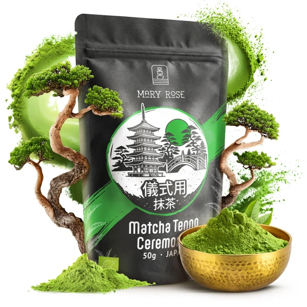 Mary Rose – Japansk Matcha Tenno Grøn Te (BIO) Ceremoniel 50 g