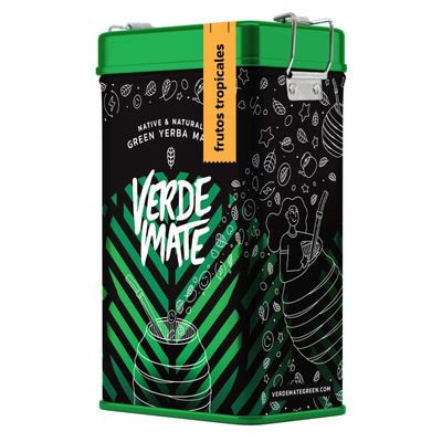 Yerbera – Metaldåse + Verde Mate Green Frutos Tropicales 0,5 kg