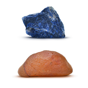 Sæt af natursten, krystaller og røgelser - esoterik, yoga, meditation