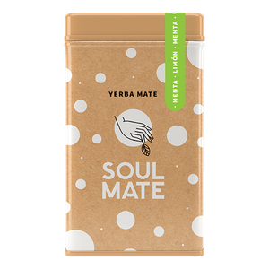 Yerbera – Metaldåse + Soul Mate Orgánica Menta Limon 0,5 kg