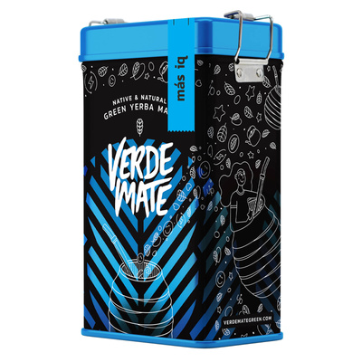 Yerbera – Metaldåse + Verde Mate Green Más IQ 0,5 kg