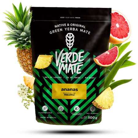  Yerba Verde Mate Grøn Ananas 0,5kg