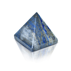 Sæt med 7 chakra-sten – pyramider