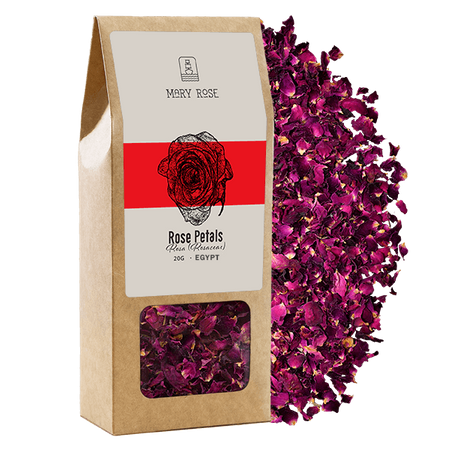 Mary Rose - Rød Rose 20g - rosenblomst (kronblade)