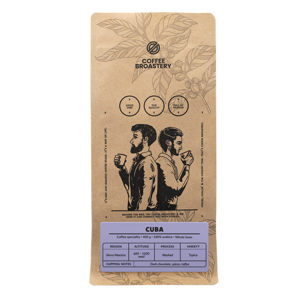 Coffee Broastery - Helbønnekaffe Cuba Sierra Maestra Speciality 400 g