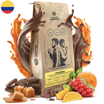 Bro Coffee Roastery - Helbønnekaffe Colombia Medellin Premium 400g