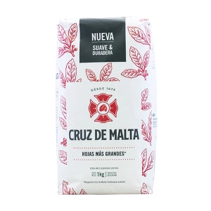 Yerba Mate Elaborada-sæt: El Fuego 1kg + Cruz de Malta 1kg