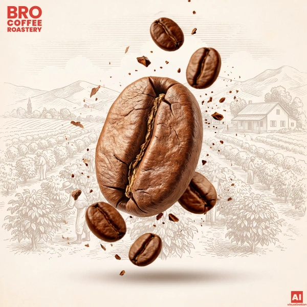 Bro Coffee Roastery – Helbønnekaffe Crema Tango 400 g
