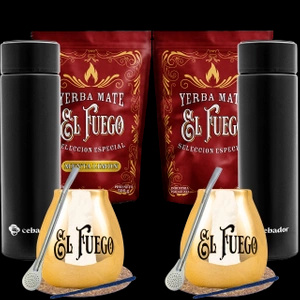 Yerba Mate Sæt til to + Termokande