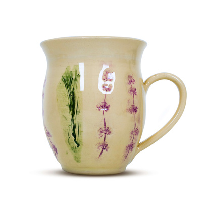 Keramikkrus Flora Pink 350 ml – Crater-serien