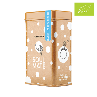 Yerbera – Metaldåse + Soul Mate Orgánica Frosty Season 0,5 kg
