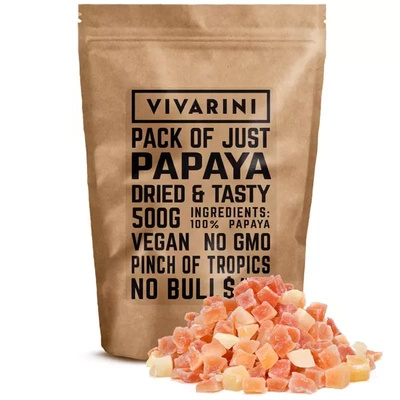 Vivarini - Papaya (kandiseret) 0,5 kg