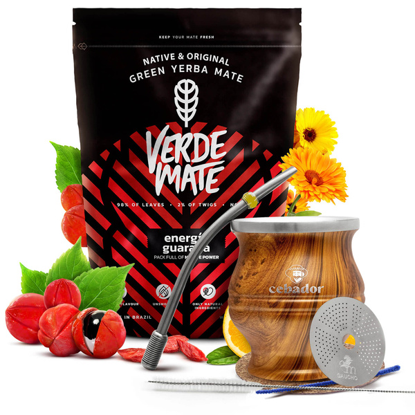 Sæt Yerba Verde Mate Energia 0,5kg + TermoColador