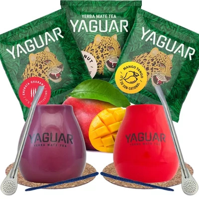 Yerba Mate-sæt til par Yaguar-frugt