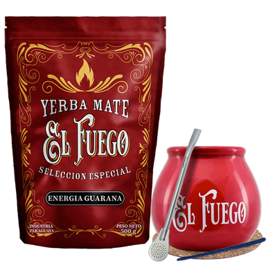 Startsæt til Yerba Mate El Fuego 500g STRONG